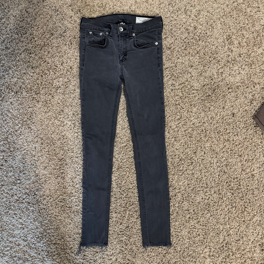 Rag & Bone Black Skinny Jeans